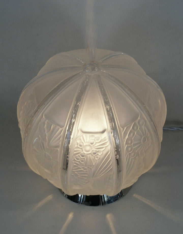 HANOTS : a French 1930 ART DECO LAMP ........ muller degué daum era France 1925