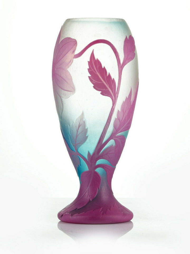 ミューラー兄弟　ピンクとブルーの幻想的な花瓶