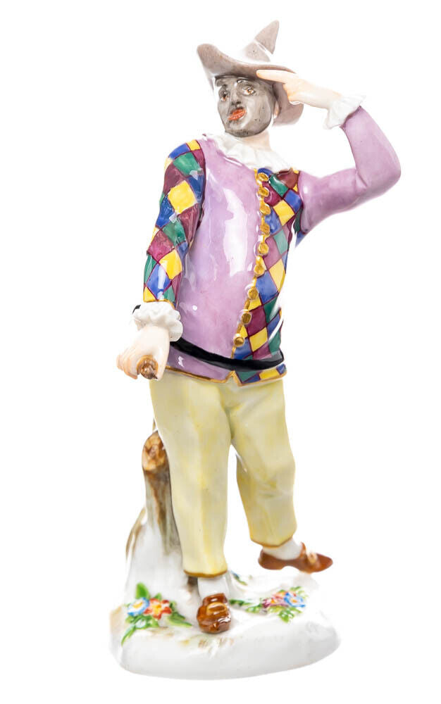 マイセン人形　ハーレクイン　イタリアコメディ　J.J.ケンドラー作 　一級品