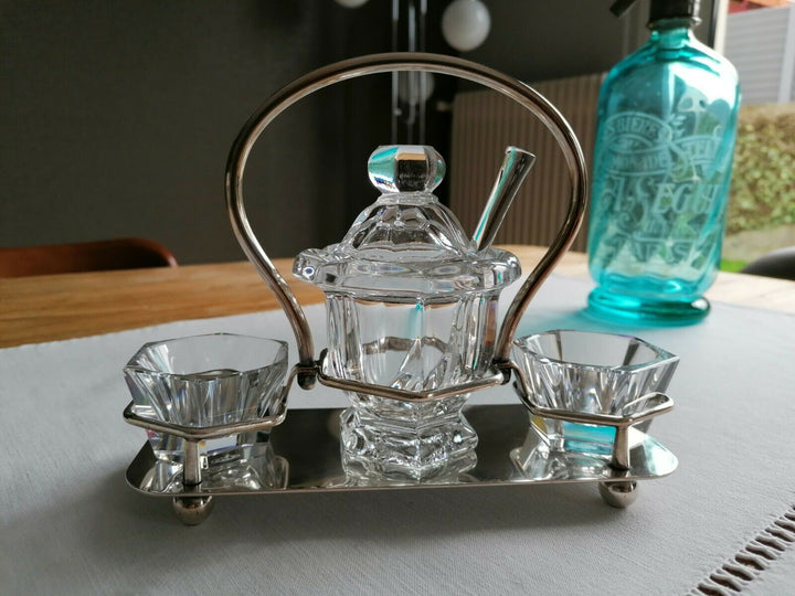 MOUTARDIER CRISTAL BACCARAT ET SERVITEUR