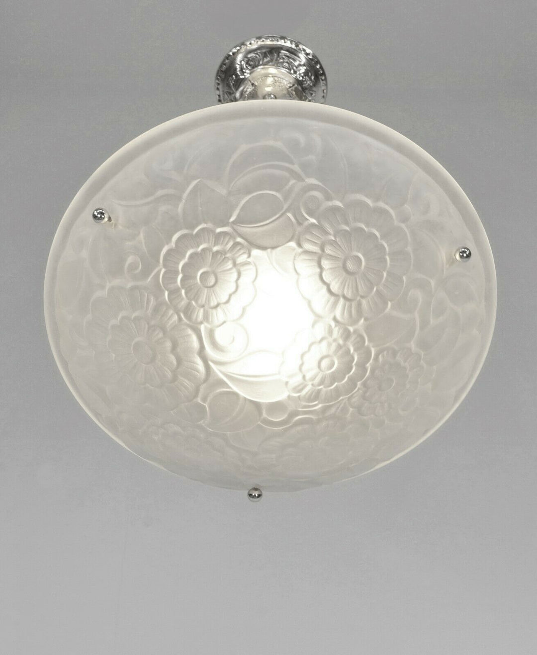 PRIMAFLORE : FRENCH ART DECO PENDANT CHANDELIER ...... 1930 lamp muller era 1925