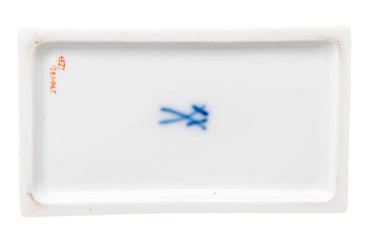 Teedose mit Storchdekor Meissen Neuer Ausschnitt 1. Wahl nach 1970