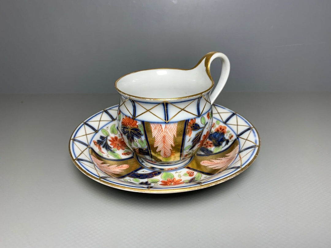 MEISSEN GEDECK 2-TLG TASSE UT IMARI BEMALUNG VIEL GOLD BLUMEN 1.WAHL 19.JHD Nr.2