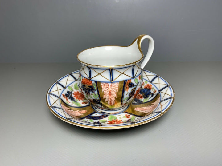 MEISSEN GEDECK 2-TLG TASSE UT IMARI BEMALUNG VIEL GOLD BLUMEN 1.WAHL 19.JHD Nr.2