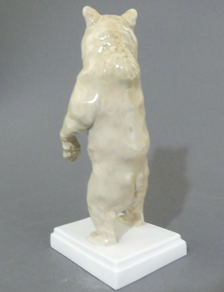 ⚔ Meissen Bär stehend Braunbär Figur V125 TOP 1.Wahl - Erich Hösel Pfeifferzeit