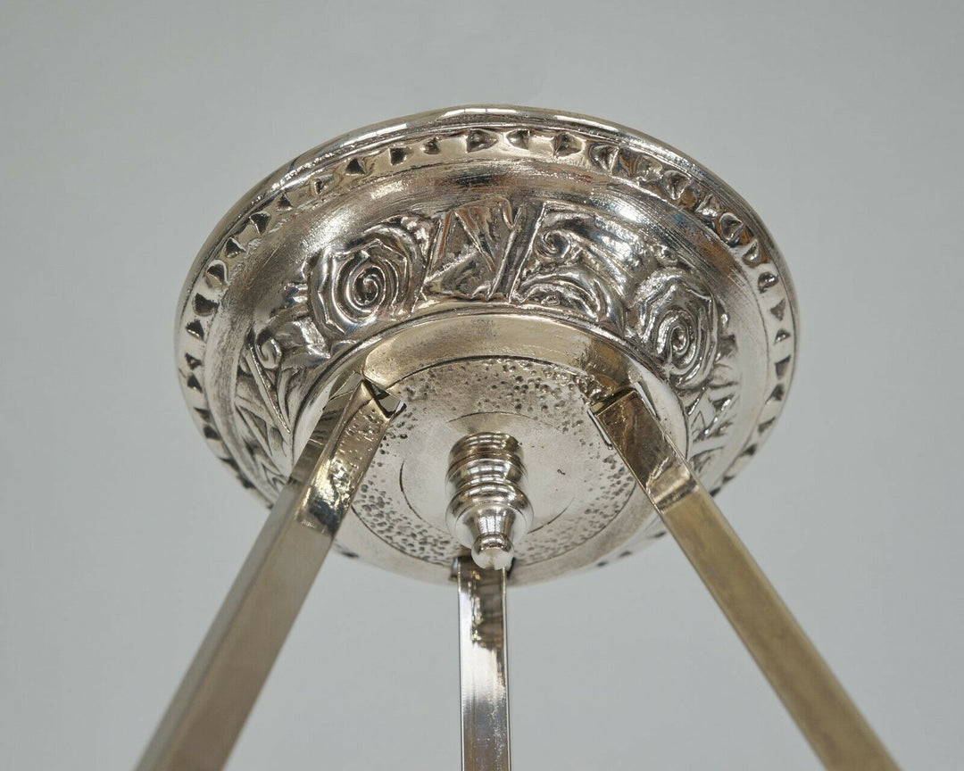 PRIMAFLORE : FRENCH ART DECO PENDANT CHANDELIER ...... 1930 lamp muller era 1925