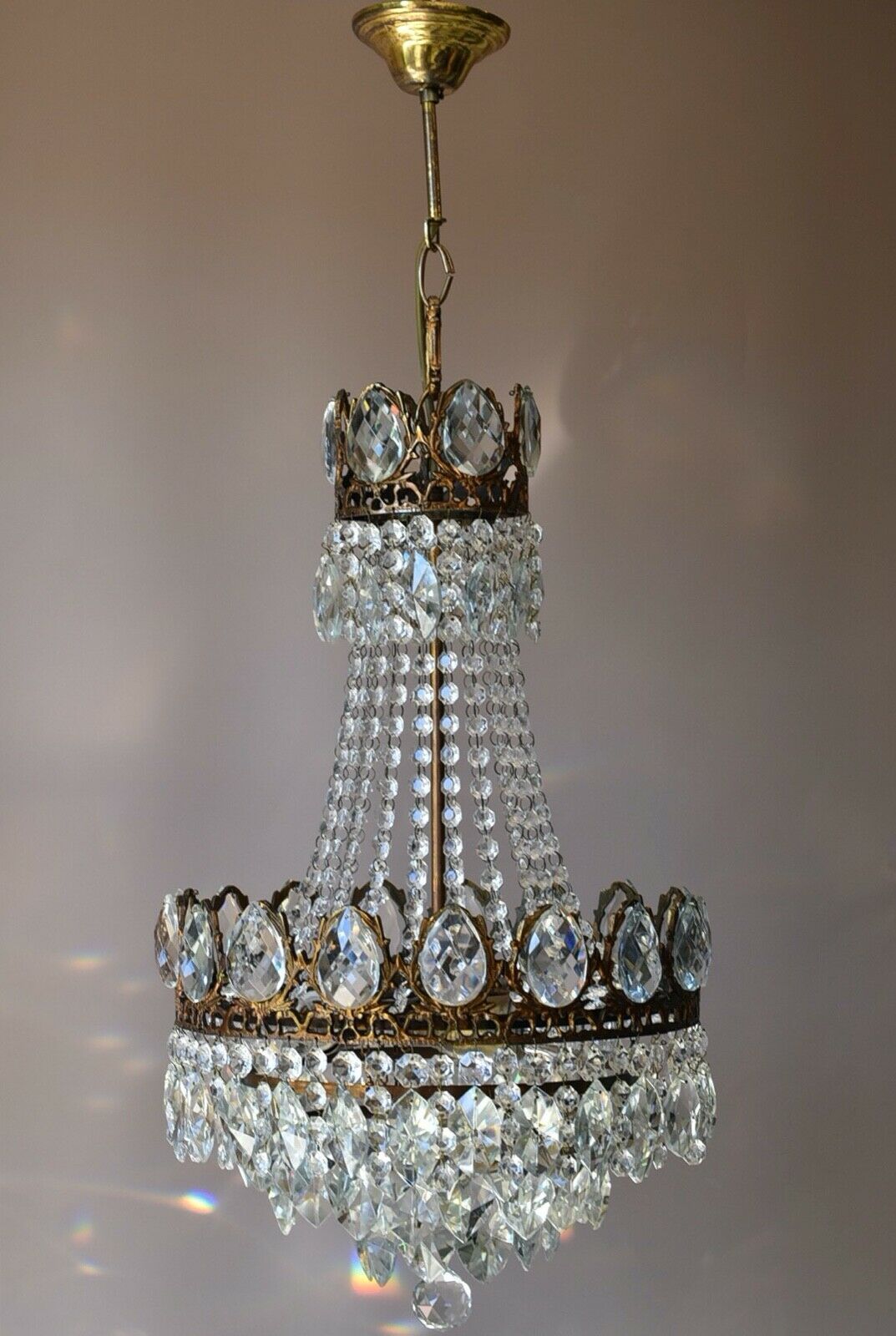 チ*ー様 ビンテージ風クリスタルシャンデリア チ*ー様 ビンテージ風クリスタルシャンデリア チ*ー様
