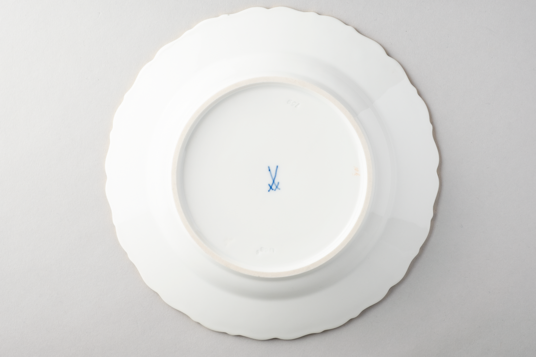 マイセン(Meissen)　カップ・ソーサー・プレート　ピンクローズ　1級品