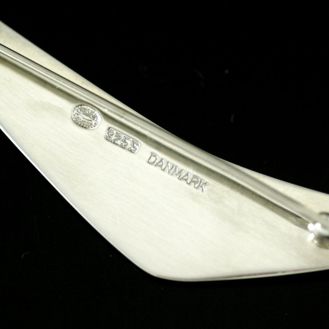 Georg Jensen. Sterling Silver Brooch #113 - Bent Gabrielsen - Peak