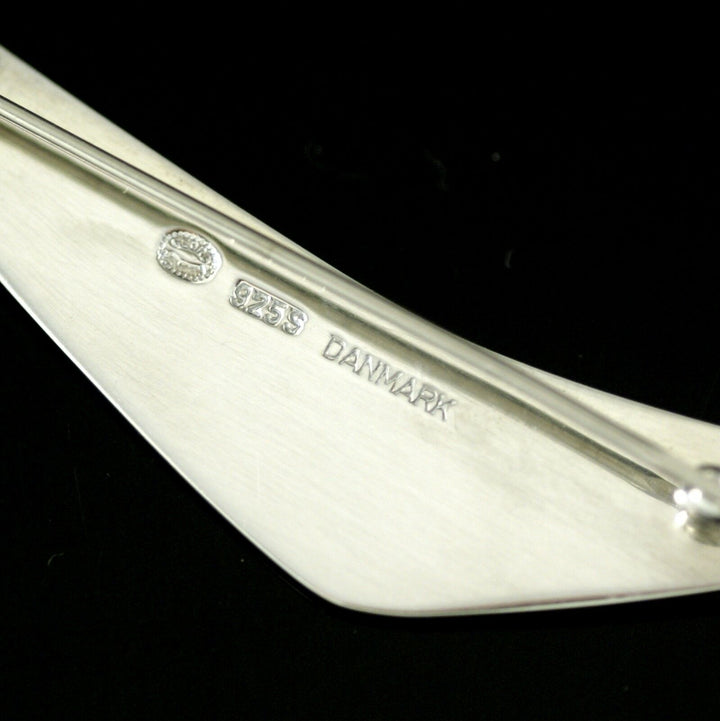 Georg Jensen. Sterling Silver Brooch #113 - Bent Gabrielsen - Peak