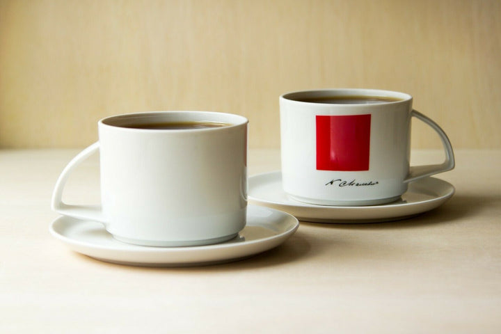 Malevich Red Square Teacup & Saucer by Imperial Porcelain Factory, Lomonosov,LFZ