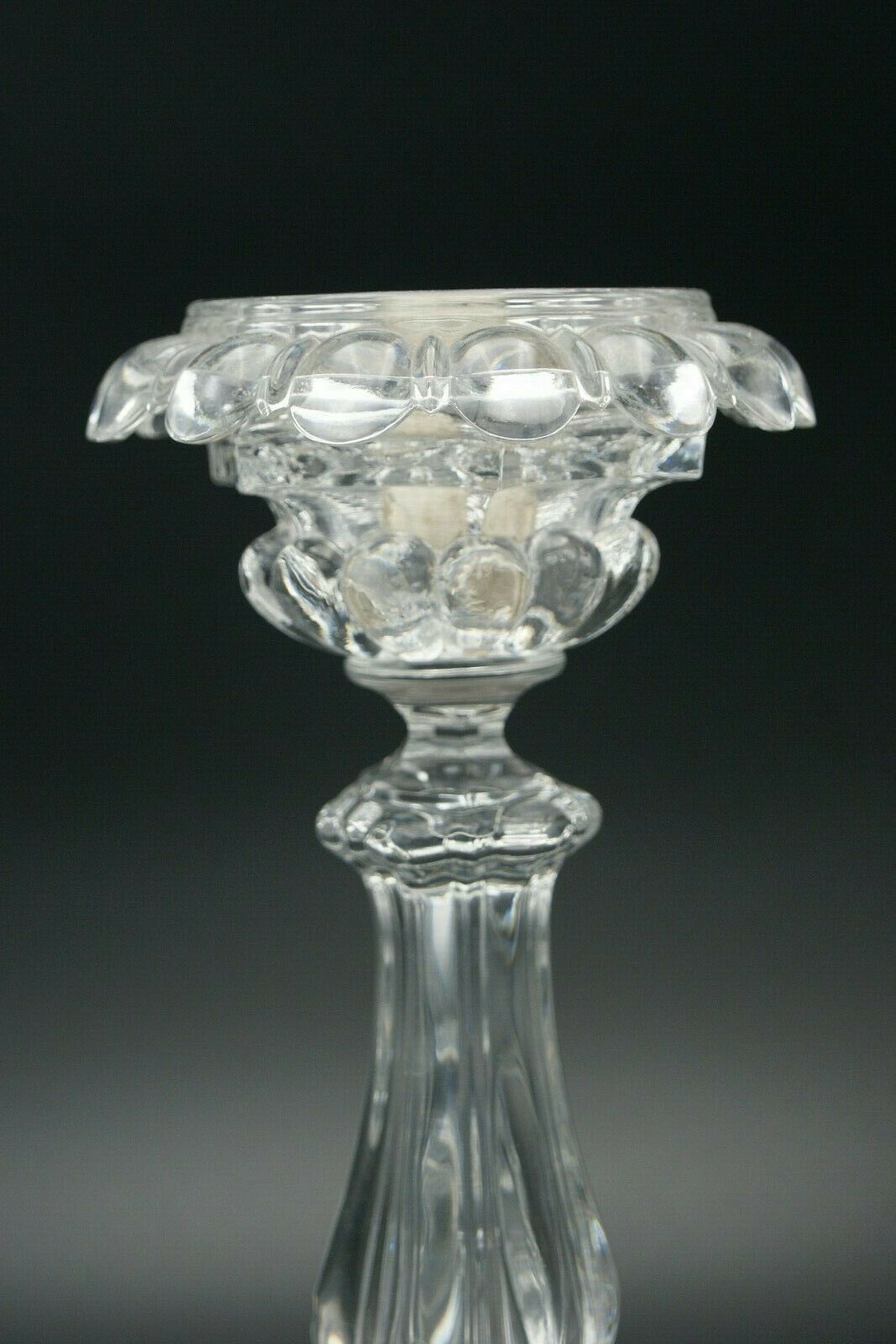 BACCARAT MEDALLION 4 LIGHTS CANDELABRA 3 ARMS BOBECHES PRISMS CRYSTAL FRANCE 682