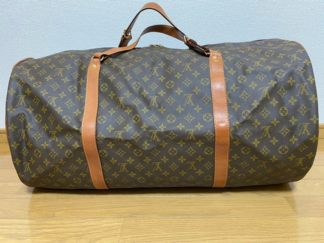 AUTH LOUIS VUITTON MONGRAM Vintage CANVAS SAC POLOCHON DUFFLE BAG