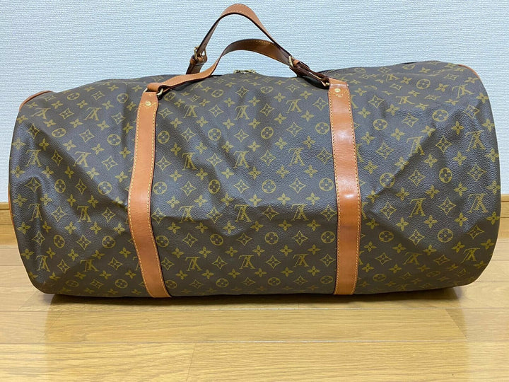 AUTH LOUIS VUITTON MONGRAM Vintage CANVAS SAC POLOCHON DUFFLE BAG
