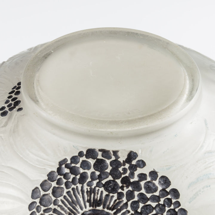 Rene Lalique Glass Dahlias Vase Designed 1923 Marcilhac 938