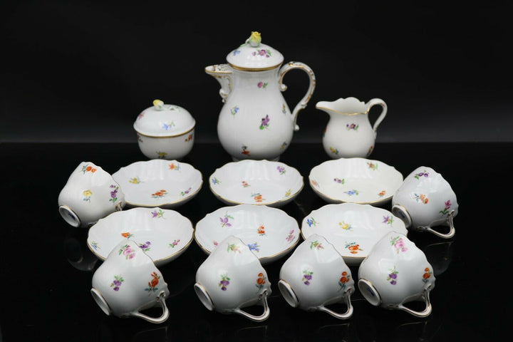 マイセン　モカサービス　スキャッタードフラワー　15点セット