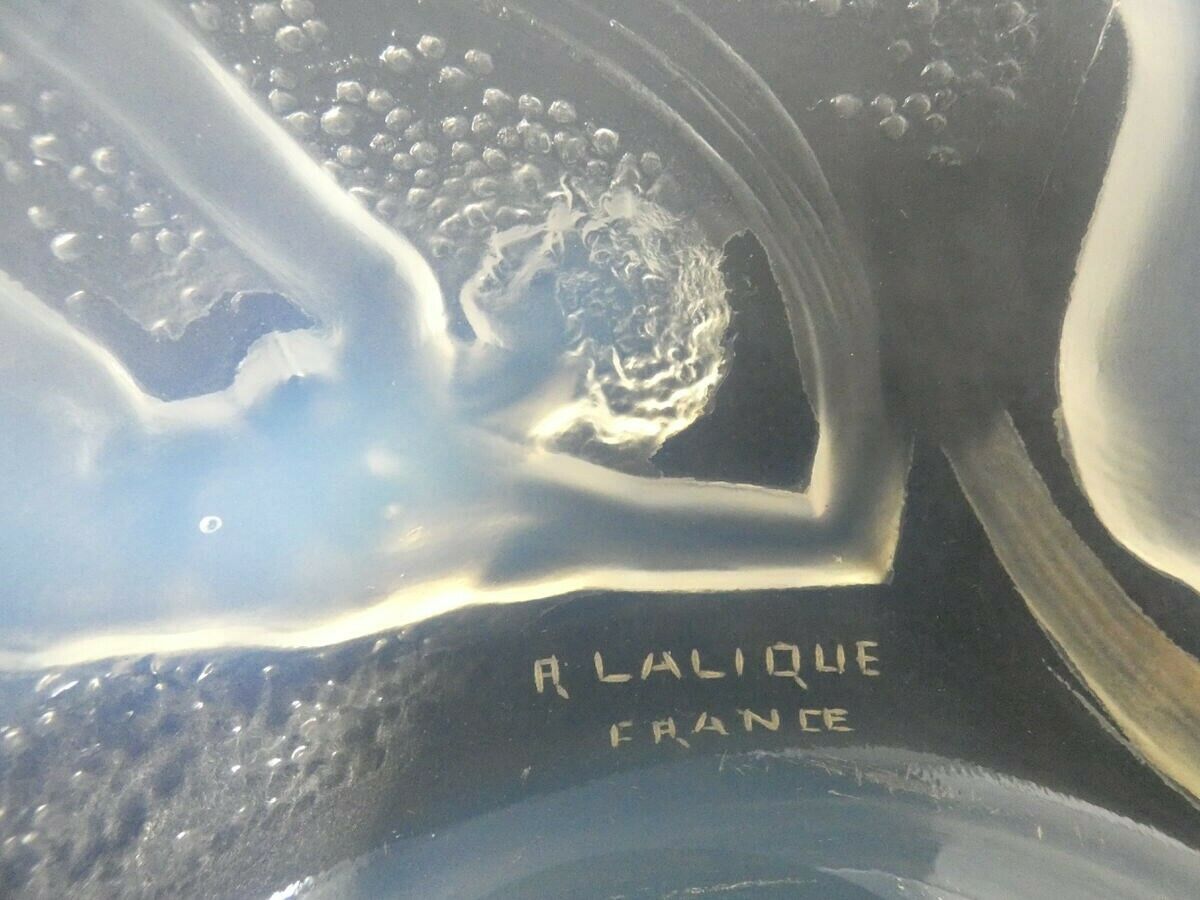 ルネ・ラリック オパルセントグラス ”オンディーヌ“ ボウル