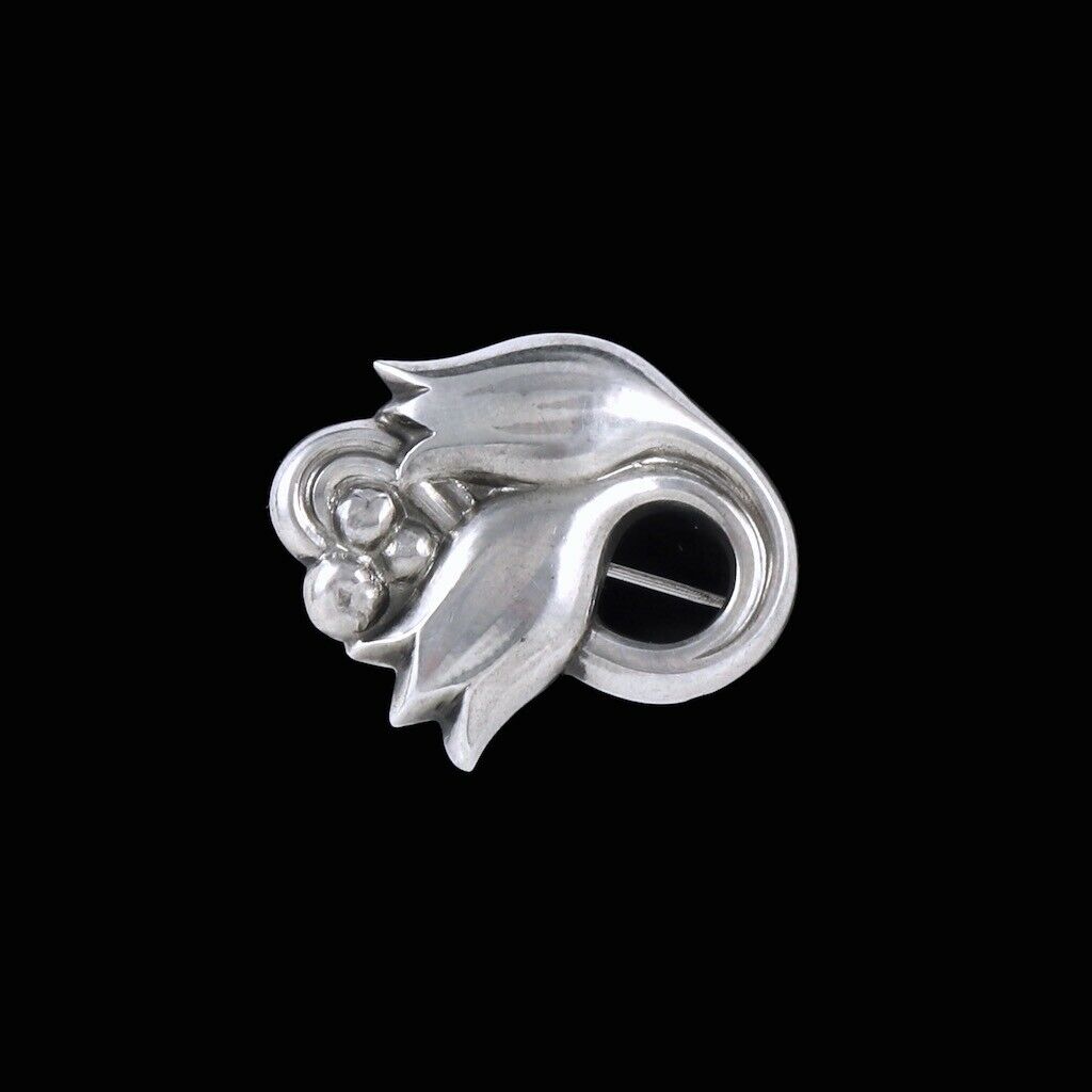 Georg Jensen. Sterling Silver 'Tulip' Brooch #100A