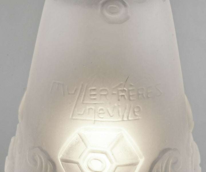 MULLER FRERES : French 1930 art deco lamp ............................... France