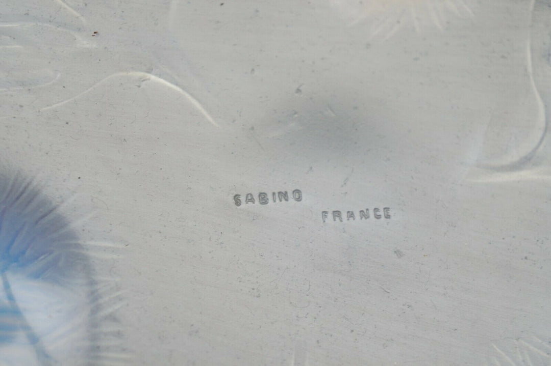 SABINO(サビノ):1930年フランス　アールデコ調オパルセントガラスペンダントランプ
