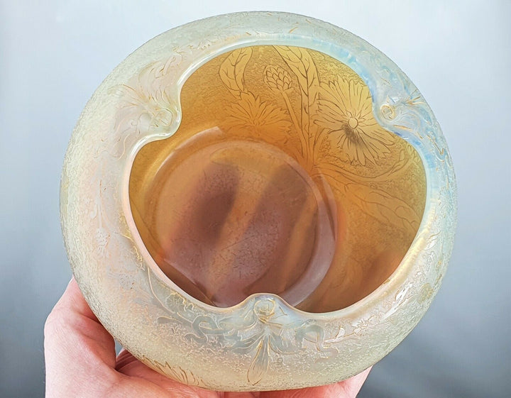 ドーム兄弟（ドームナンシー）菊の花の器型花瓶