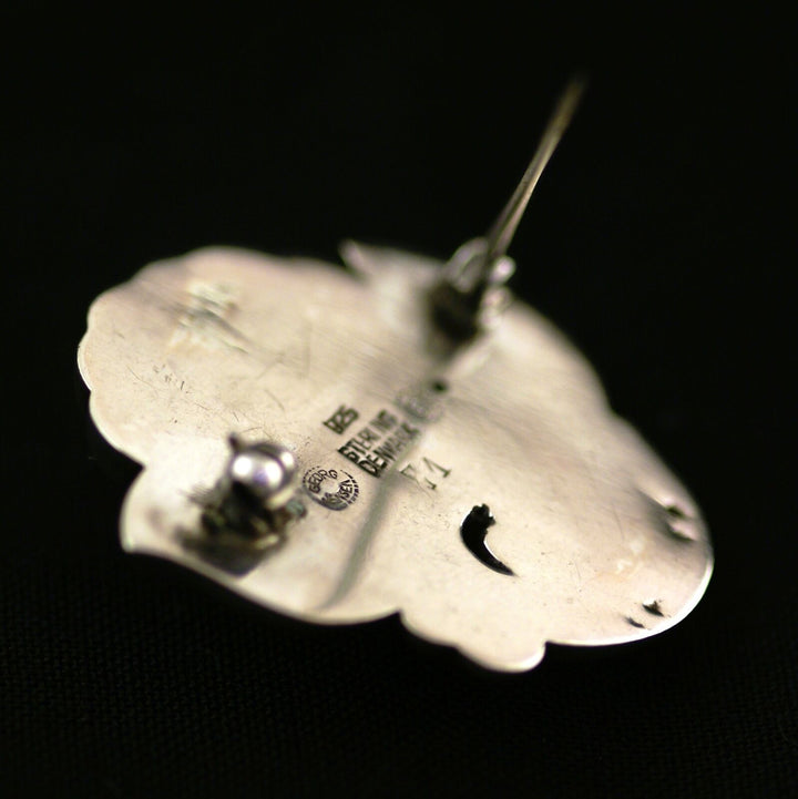 ジョージジェンセン　スターリングシルバー　ブローチ　#71