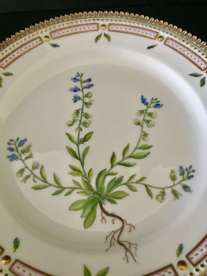 Royal Copenhagen FLORA DANICA Porcelain 8 7/8" Luncheon Plate #3550