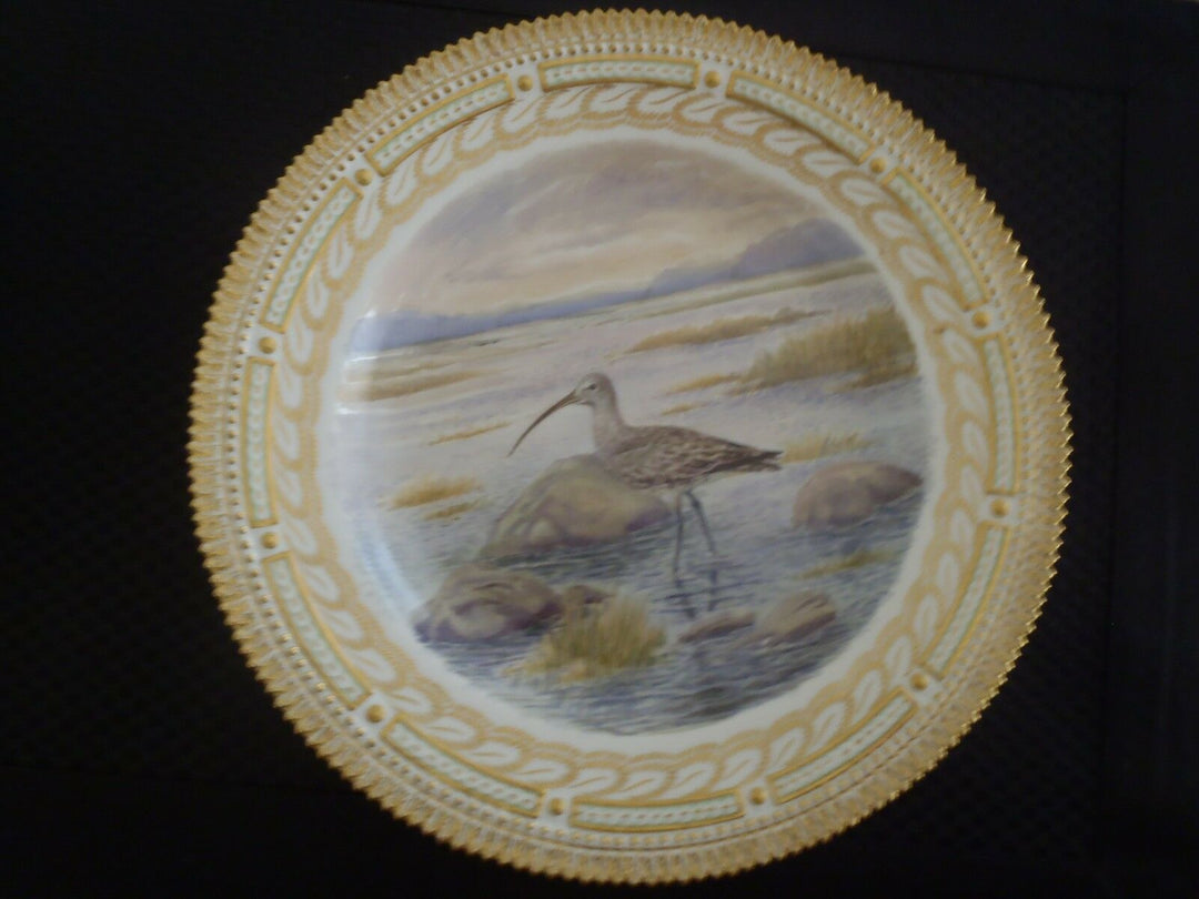 FLORA DANICA BIRD PLATE FEATHER EDGING
