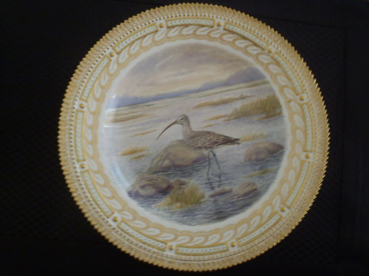 FLORA DANICA BIRD PLATE FEATHER EDGING