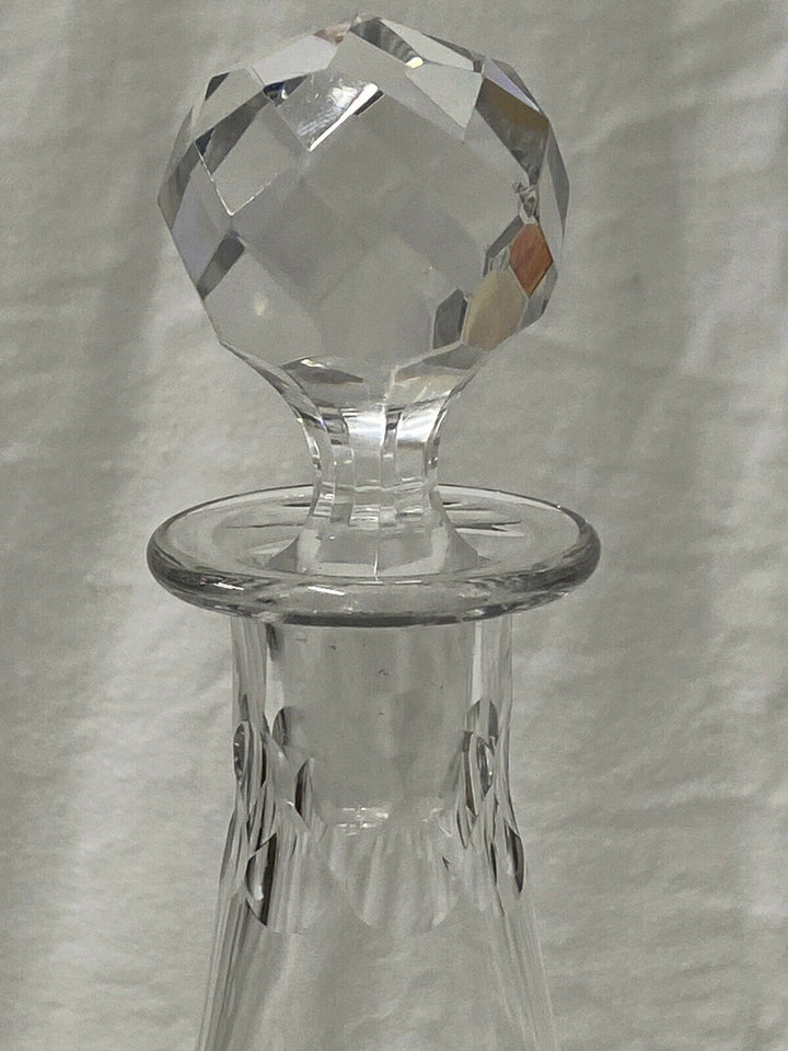 BACCARAT ANCIENNE CARAFE À VIN DÉCOR ÉCAILLÉ MODÈLE CHAUNY ART DÉCO ANNÉE 1930
