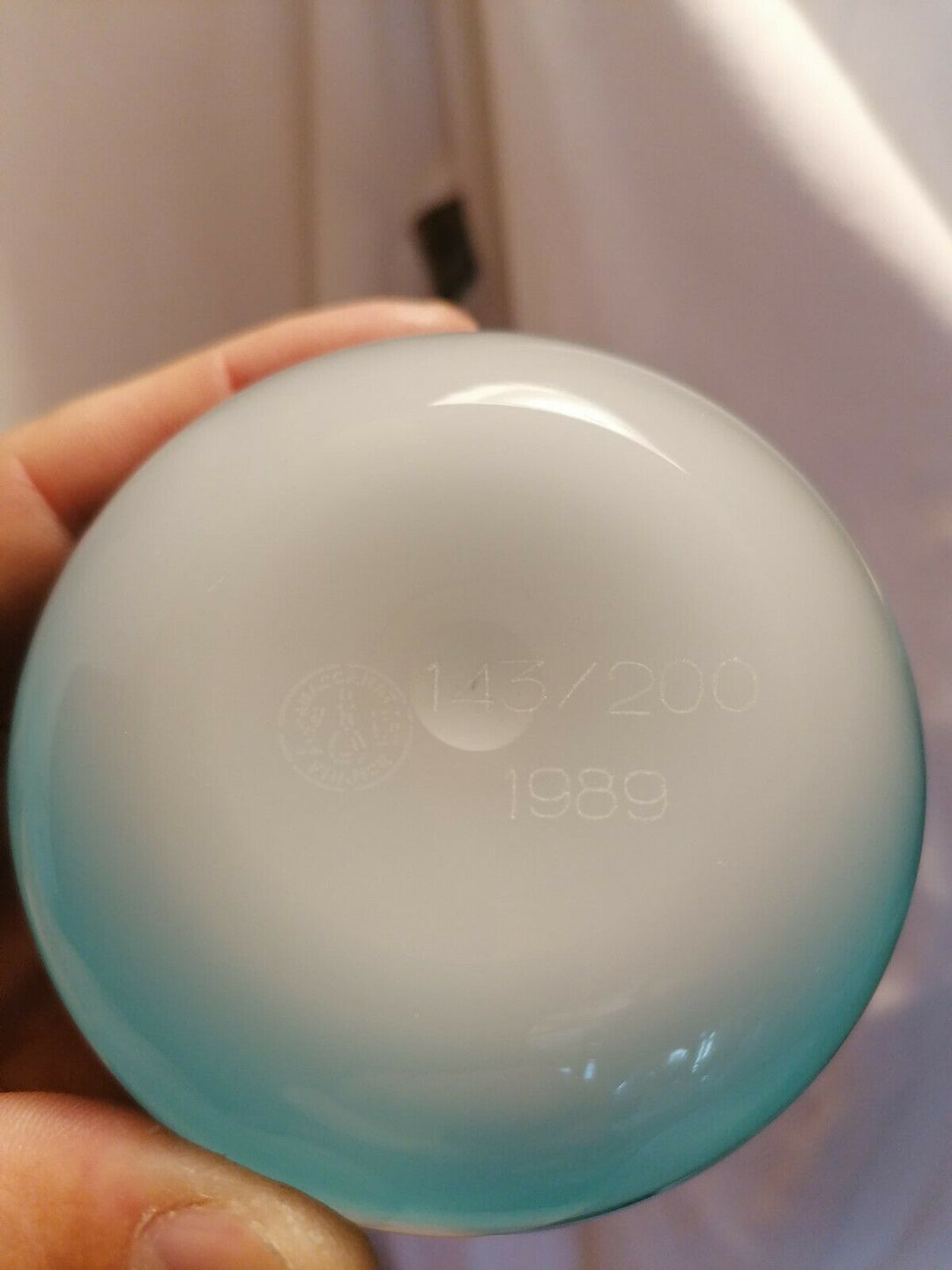 sulfure presse-papier signé numéroté 143/200 Baccarat année 1989 mésange