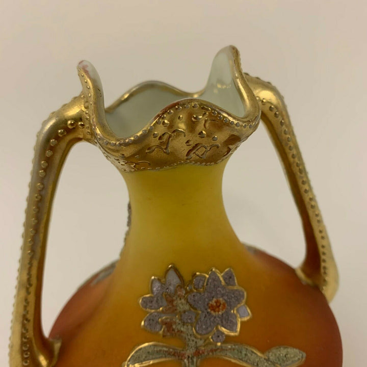 オールドノリタケ　コラレン　花瓶　1909年