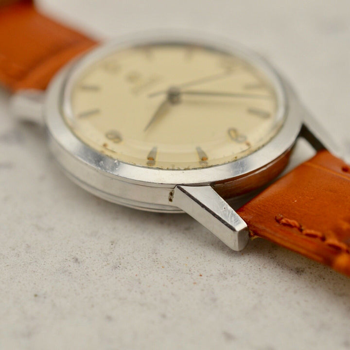 C1958 ヴィンテージ オメガ シーマスター 自動式 腕時計 Cal.Ω 470 型番14773-61 SC スチール製