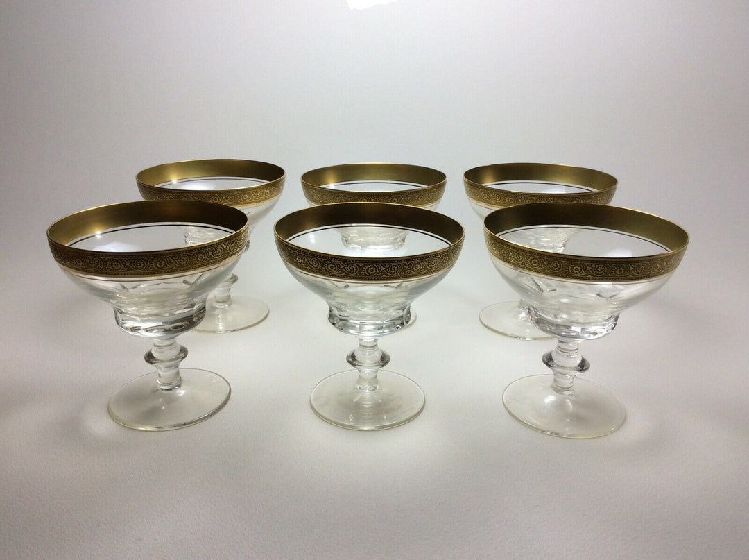 Theresienthal Mintonborde Mintonborte Concord 6 x Sektschale Sektglas