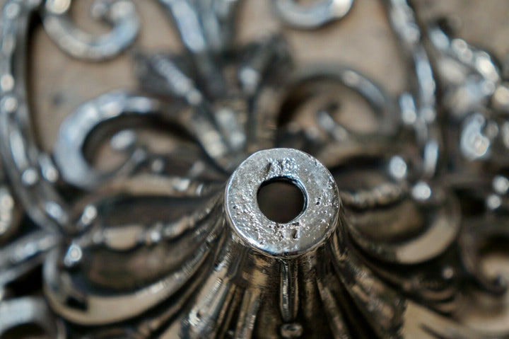 PETITOT & MULLER : FRENCH 1930 ART DECO FLUSH MOUNT .. chandelier lamp pendant