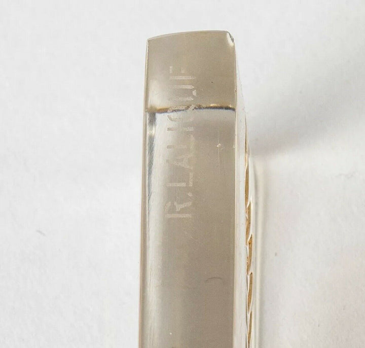 6 Porte Couteaux Epis Patine Sepia René Lalique R.Lalique Glass Knife Rests