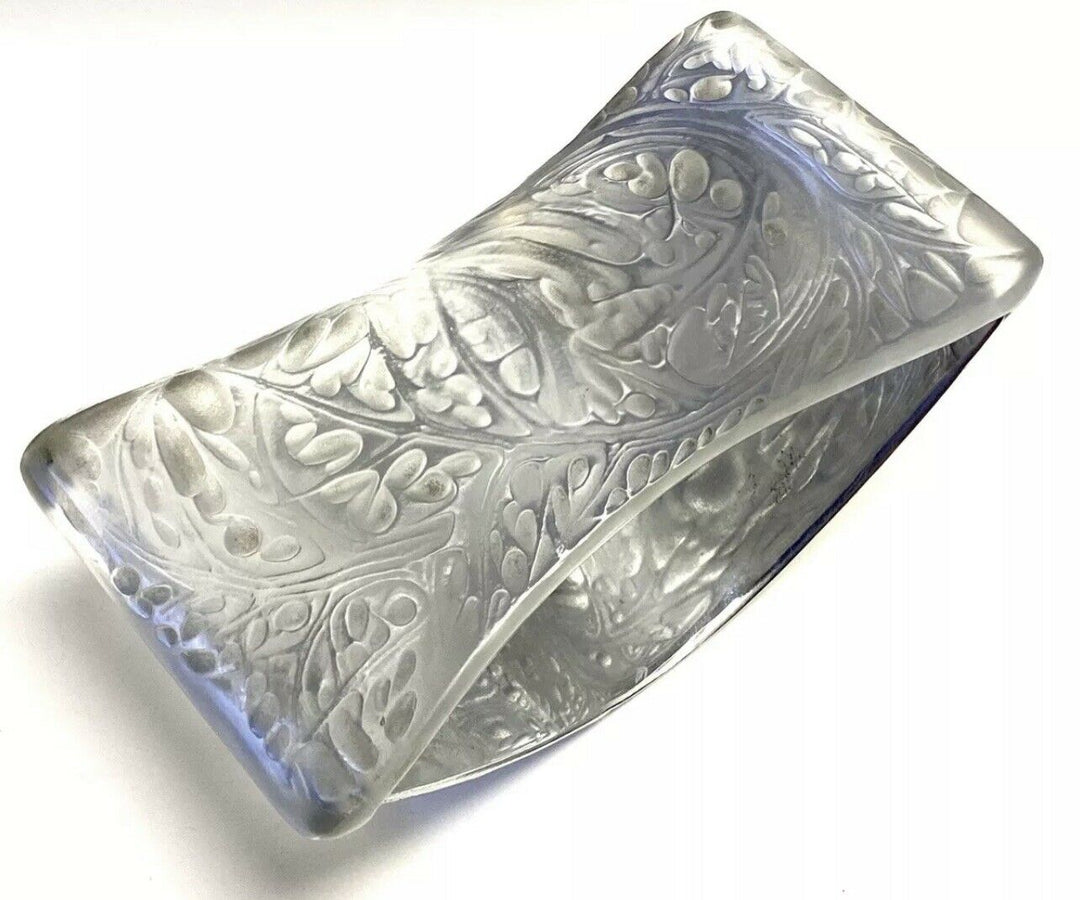 Buvard Feuilles Artichaut Rene Lalique R.Lalique Artichoke Leaves Glass Blotter