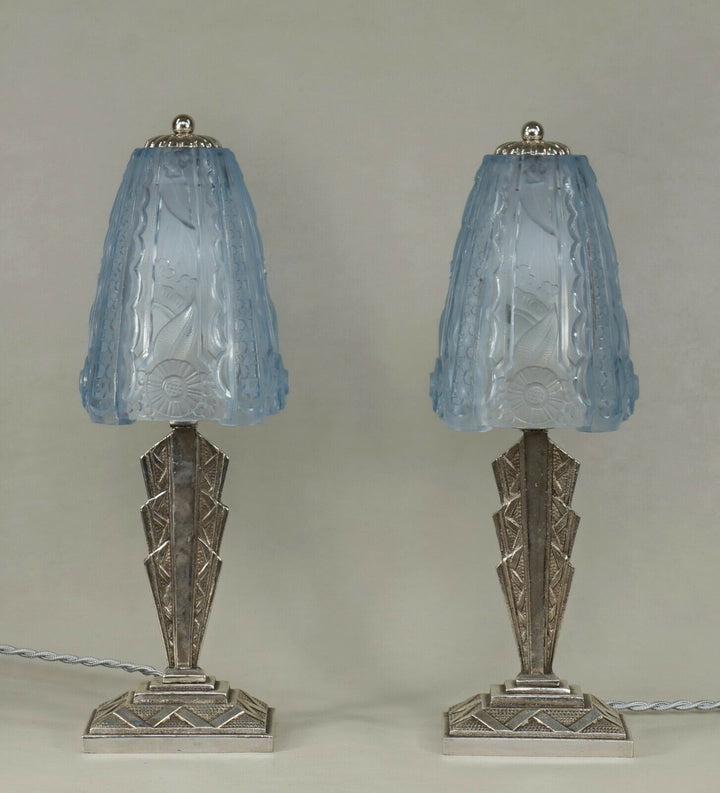 DONNA PARIS : a pair of 1930 FRENCH ART DECO LAMPS ...... lamp degué muller era