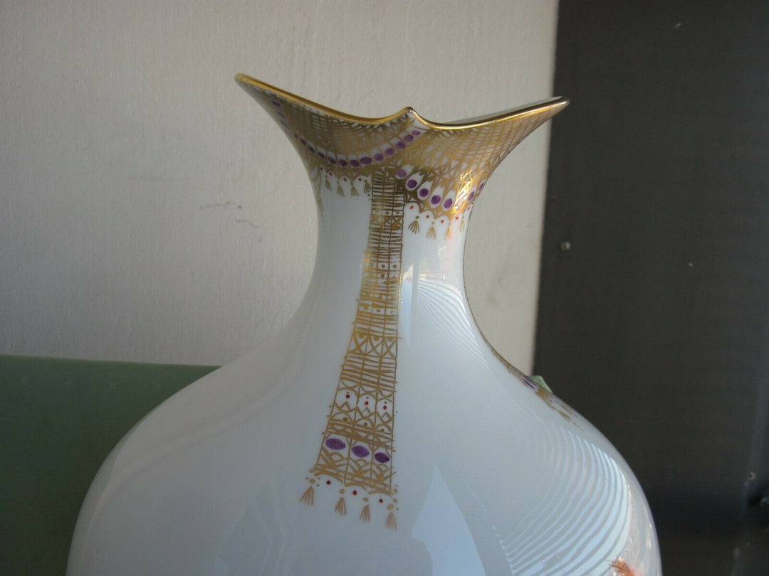  Schöne große Meissen Boden-Vase in Dekor 1001 Nacht