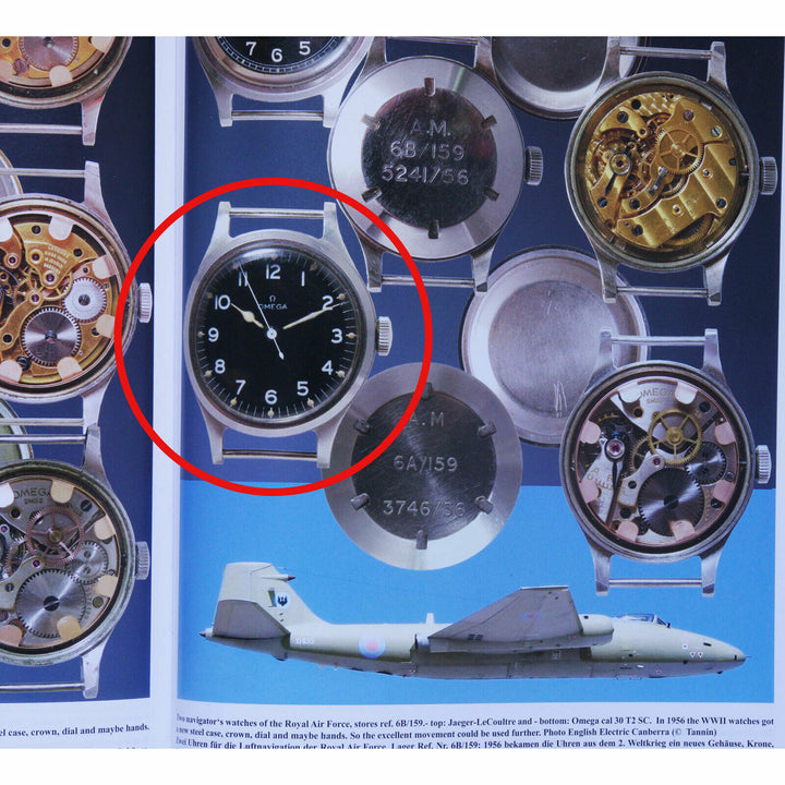 ヴィンテージ　オメガ　イギリス軍　ミリタリーウォッチRAF6B/159 3480 1956年