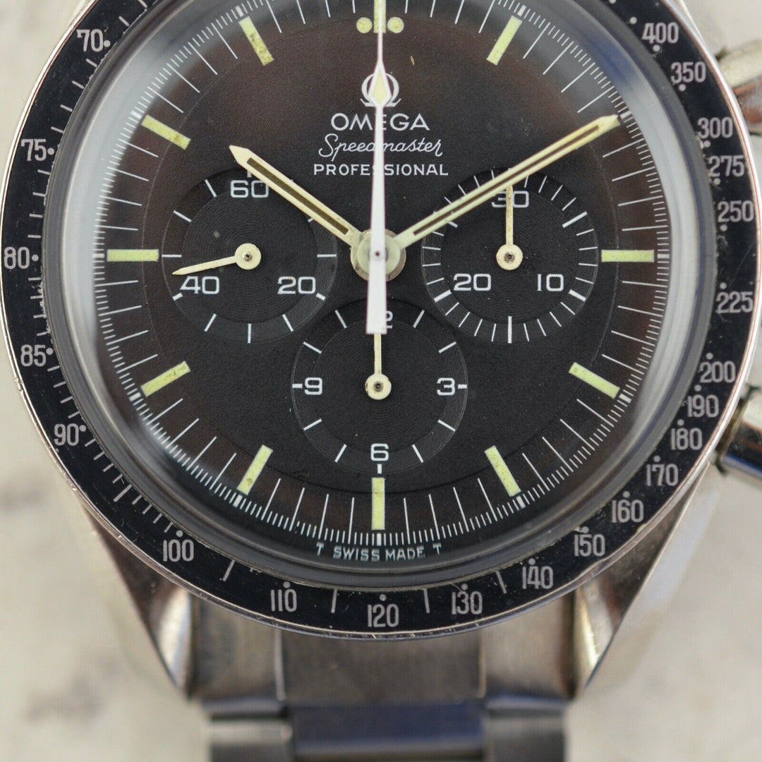 Vintage C.1971 Omega Speedmaster Professional 145.022-71 steel watch ~ FULL SET