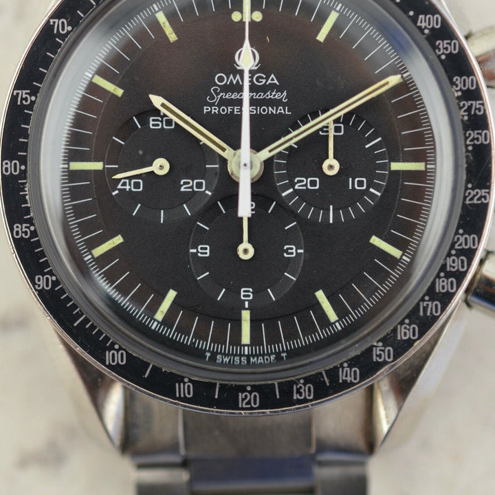 Vintage C.1971 Omega Speedmaster Professional 145.022-71 steel watch ~ FULL SET