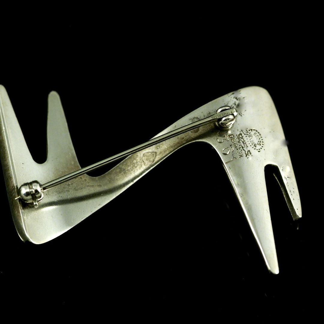 ジョージジェンセン　スターリングシルバー　ブローチ　#361　Ibe Dalquist