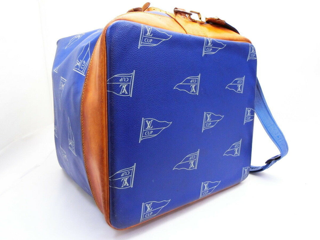 AUTH LOUIS VUITTON CUP 1992 BOSTON BLUE SAC MARIN LUGGAGE TRAVEL BAG LV36