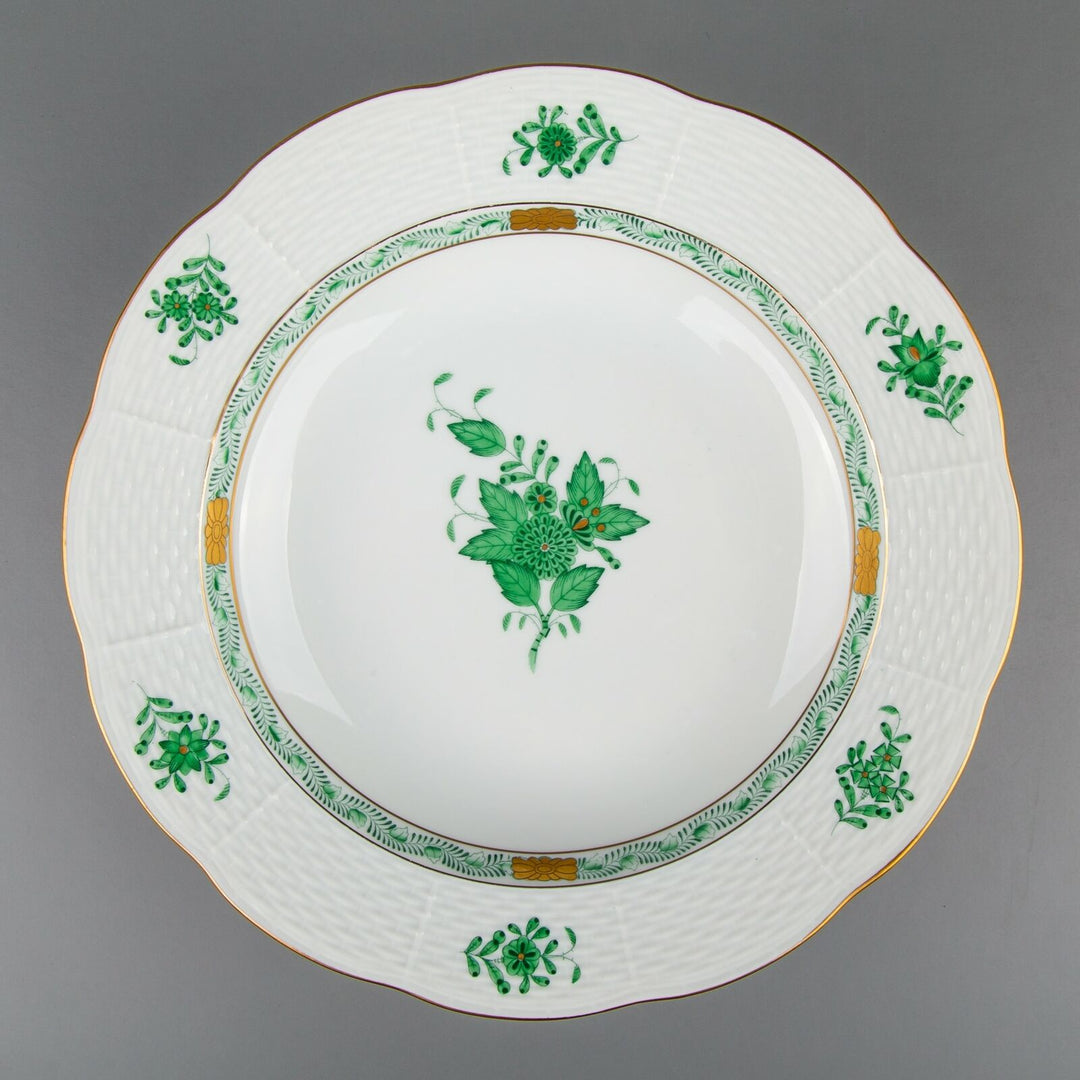 ヘレンド アポニーグリーン プレート3種 6客18枚セット – アンティーク
