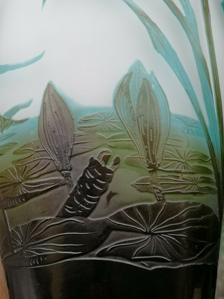 Authentique vase Gallé Art Nouveau