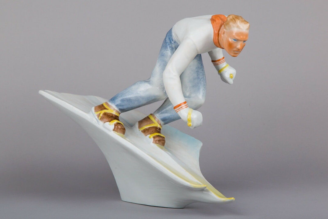 ヘレンド　スキーヤー　フィギュア　1944年