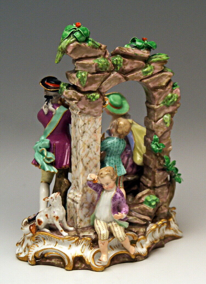 MEISSEN マイセン人形「音楽一家」