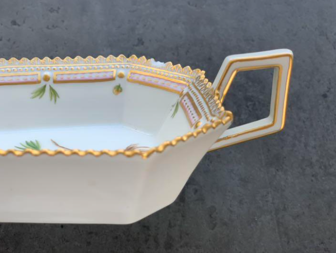 Royal Copenhagen Flora Danica Dish Plate Scoop Veronica Praecox 16cm Used