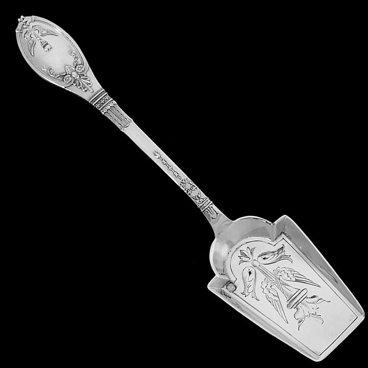 Lapparra French Sterling Silver Dessert Hors D'Oeuvre Set 4 Pc, Empire Torch